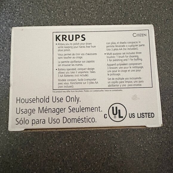Krups portable shoeshine kit, NIB - Picture 4 of 5